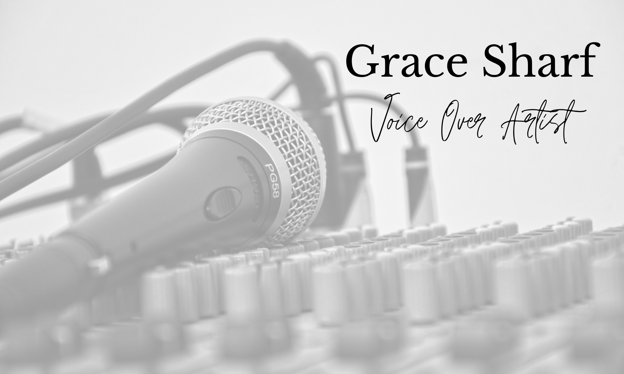 Grace Sharf - Voice Over Artist